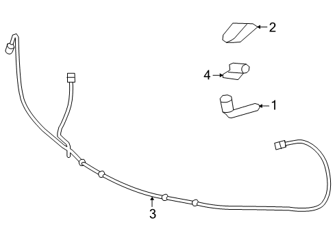 2014 Cadillac CTS Washer Components Diagram