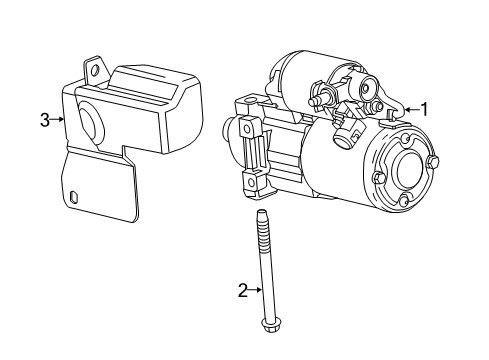 2018 GMC Yukon XL Starter Diagram