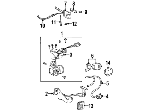 2004 Oldsmobile Silhouette Ride Control Diagram