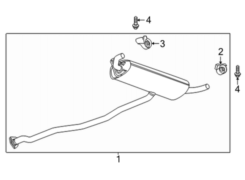 2023 Chevy Trailblazer Exhaust Components Diagram 6 - Thumbnail