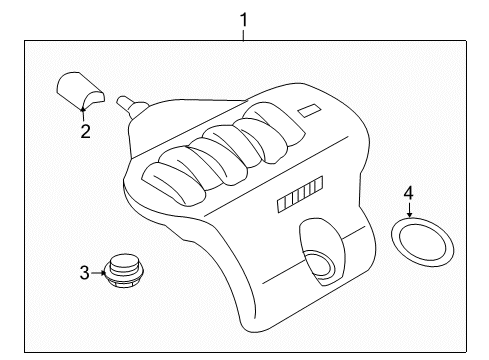 2001 Chevy Impala Cover Assembly, Intake Manifold Diagram for 12578292