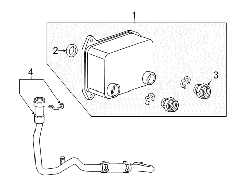 2022 Chevy Camaro Oil Cooler  Diagram 3 - Thumbnail