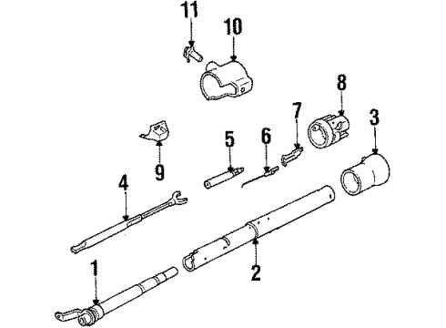 1984 Cadillac Eldorado Ignition Lock, Electrical Diagram 2 - Thumbnail