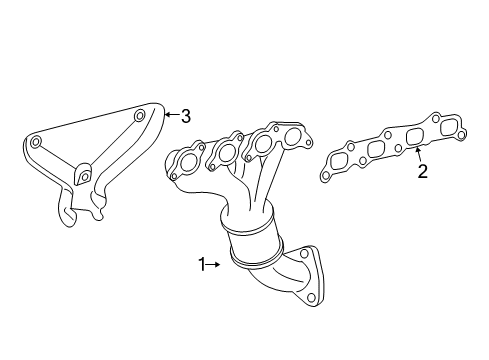 2010 GMC Canyon Exhaust Manifold Diagram 1 - Thumbnail