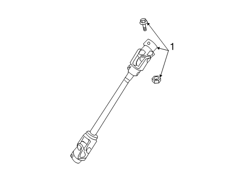 2009 Chevy Aveo Shaft & Internal Components Diagram