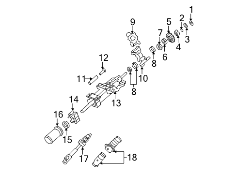 2007 Buick Lucerne Shaft & Internal Components Diagram 2 - Thumbnail