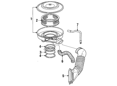 1993 GMC Typhoon Heated Air Intake Diagram