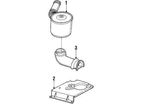 1988 Oldsmobile Cutlass Cruiser Air Intake Diagram 3 - Thumbnail