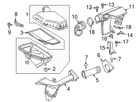 2019 Buick LaCrosse Air Intake Diagram 1 - Thumbnail