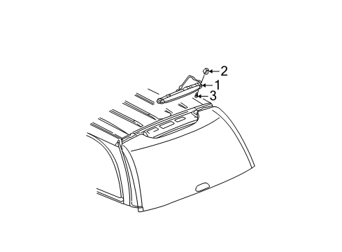 2002 Chevy Trailblazer High Mount Lamps Diagram