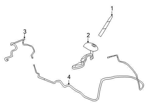 2017 Buick Enclave Cable Assembly, Usb Data Diagram for 23377413