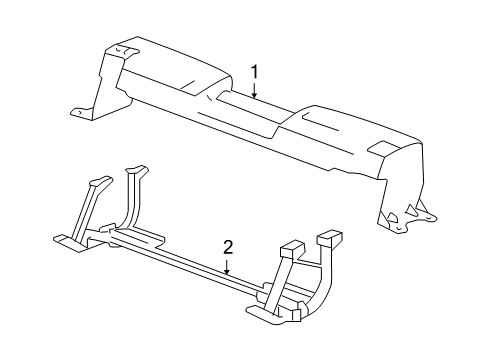 2007 Chevy Corvette Radiator Support Diagram