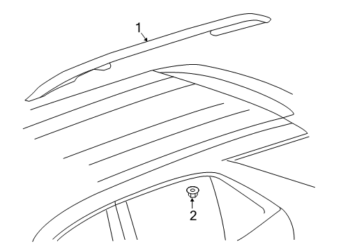 2019 GMC Terrain Luggage Carrier Diagram