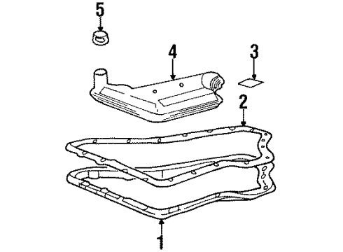 1992 Cadillac Eldorado Automatic Transmission, Maintenance Diagram