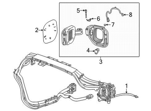 2023 GMC Hummer EV Pickup Anti-Theft Components Diagram 1 - Thumbnail