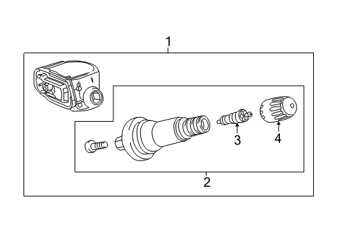 2019 Buick LaCrosse Tire Pressure Monitoring, Electrical Diagram