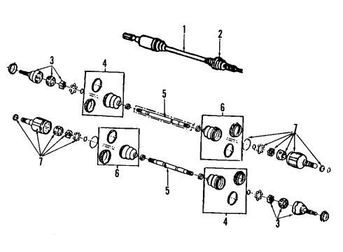 1984 Buick Skylark Seal,Vented Inboard(High, Temperature) Diagram for 7837828