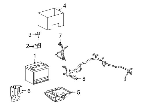 2007 Cadillac XLR Battery Diagram