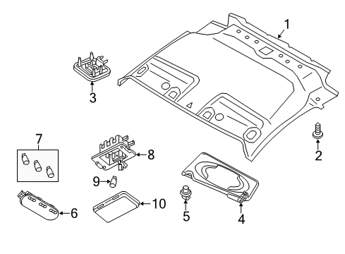 2015 Chevy City Express Bulbs Diagram 5 - Thumbnail