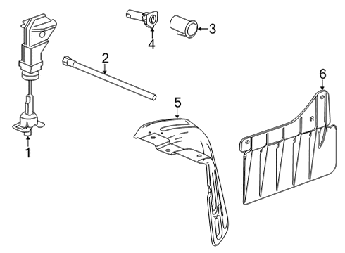 2022 Chevy Suburban Spare Tire Carrier Diagram