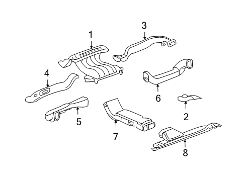 2016 GMC Acadia Ducts Diagram 1 - Thumbnail