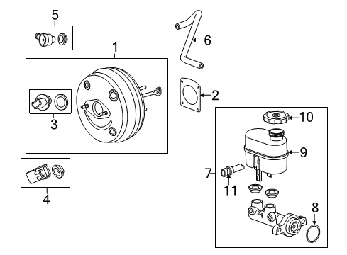 2013 GMC Yukon XL 1500 Dash Panel Components Diagram