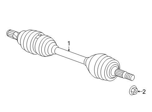 2018 Chevy Cruze Drive Axles - Front Diagram 2 - Thumbnail