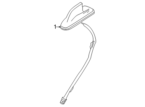 2021 Chevy Tahoe Antenna & Radio Diagram 1 - Thumbnail