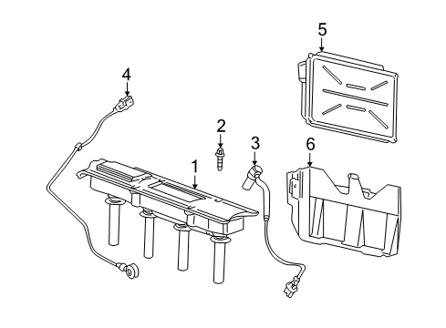 2001 Saturn L200 Powertrain Control Diagram 1 - Thumbnail