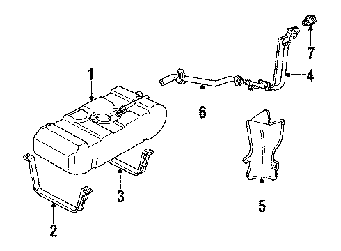 1993 Chevy Lumina APV Fuel Supply Diagram 2 - Thumbnail