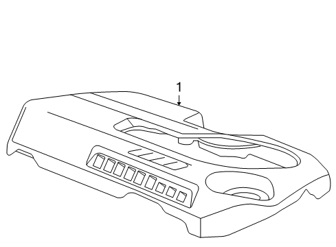 2010 Chevy Impala Engine Appearance Cover Diagram