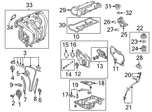 2011 Chevy HHR Fuel Tank Meter/Pump SENSOR KIT Diagram for 19179949