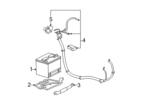 2007 Pontiac Grand Prix Battery Diagram 2 - Thumbnail