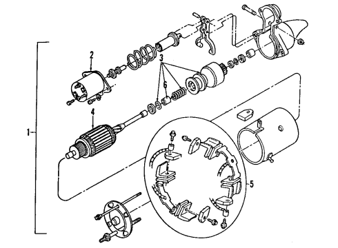 1995 Pontiac Trans Sport Starter Diagram