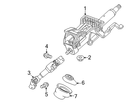 2019 Chevy Cruze Steering Column & Wheel, Steering Gear & Linkage Diagram 2 - Thumbnail