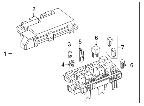 2005 Chevy Uplander Electrical Components Diagram 2 - Thumbnail