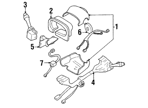 2001 Oldsmobile Aurora Switches Diagram 4 - Thumbnail