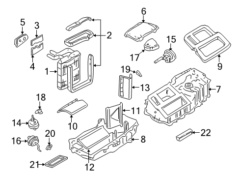 2002 Oldsmobile Bravada Seal,Instrument Panel Outer Air Outlet Duct Diagram for 52480129