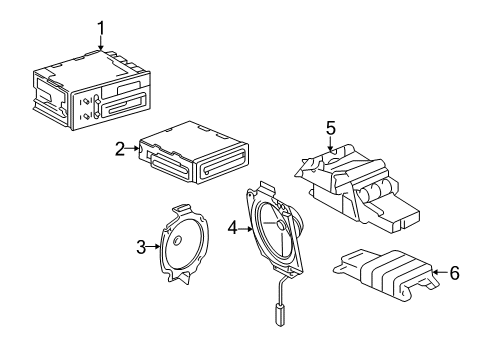 2004 GMC Sierra 2500 Sound System Diagram