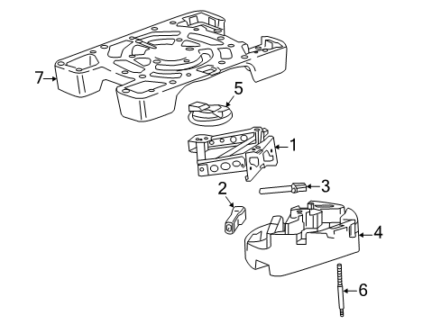 2017 Buick LaCrosse Jack & Components Diagram