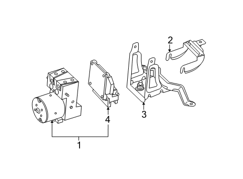 2002 Saturn L100 Anti-Lock Brakes Diagram 1 - Thumbnail