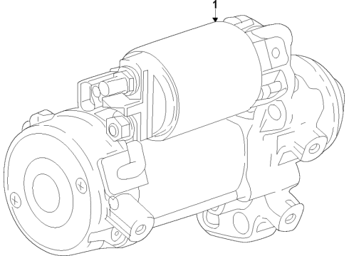 2023 GMC Acadia Starter Diagram 3 - Thumbnail