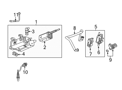 2014 GMC Terrain Emission Components Diagram 1 - Thumbnail