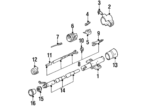 1996 Oldsmobile Silhouette Ignition Lock Diagram