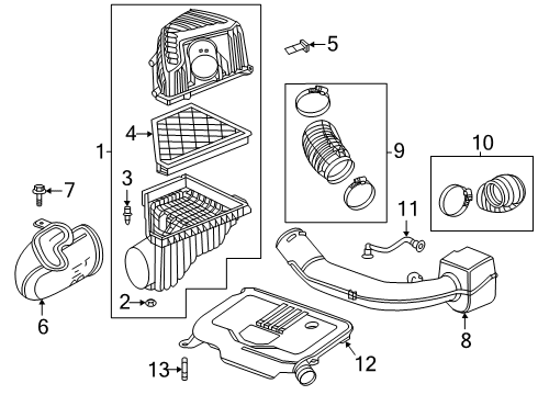 2024 Chevy Blazer Air Intake Diagram 1 - Thumbnail