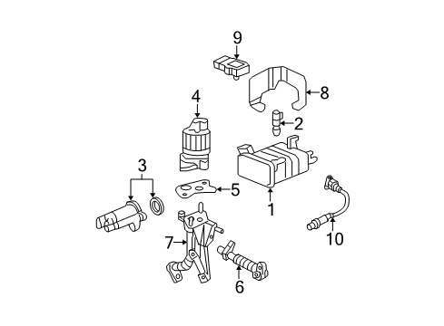 2006 Buick Lucerne Bracket, Engine Wiring Harness Shield Diagram for 12610738