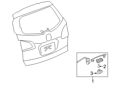 2014 Buick Enclave License Lamps Diagram