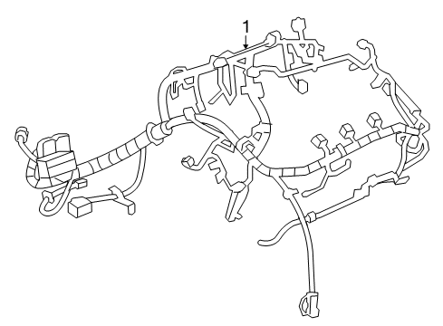 2011 Cadillac SRX Wiring Harness Diagram