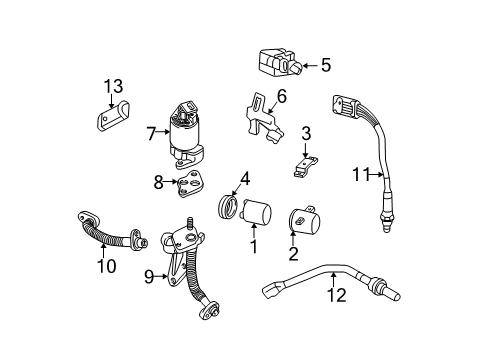 1997 Buick Park Avenue EGR System, Emission Diagram 2 - Thumbnail