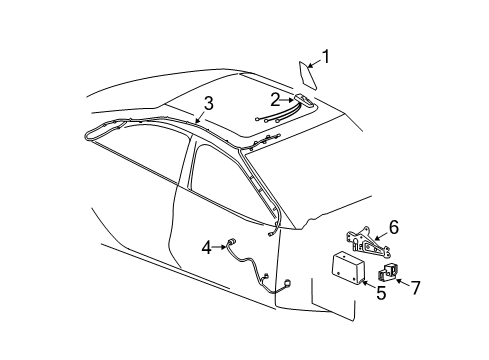 2011 Chevy Malibu Base Assembly, Digital Radio & Mobile Telephone & Vehicle Locating E Diagram for 20786904